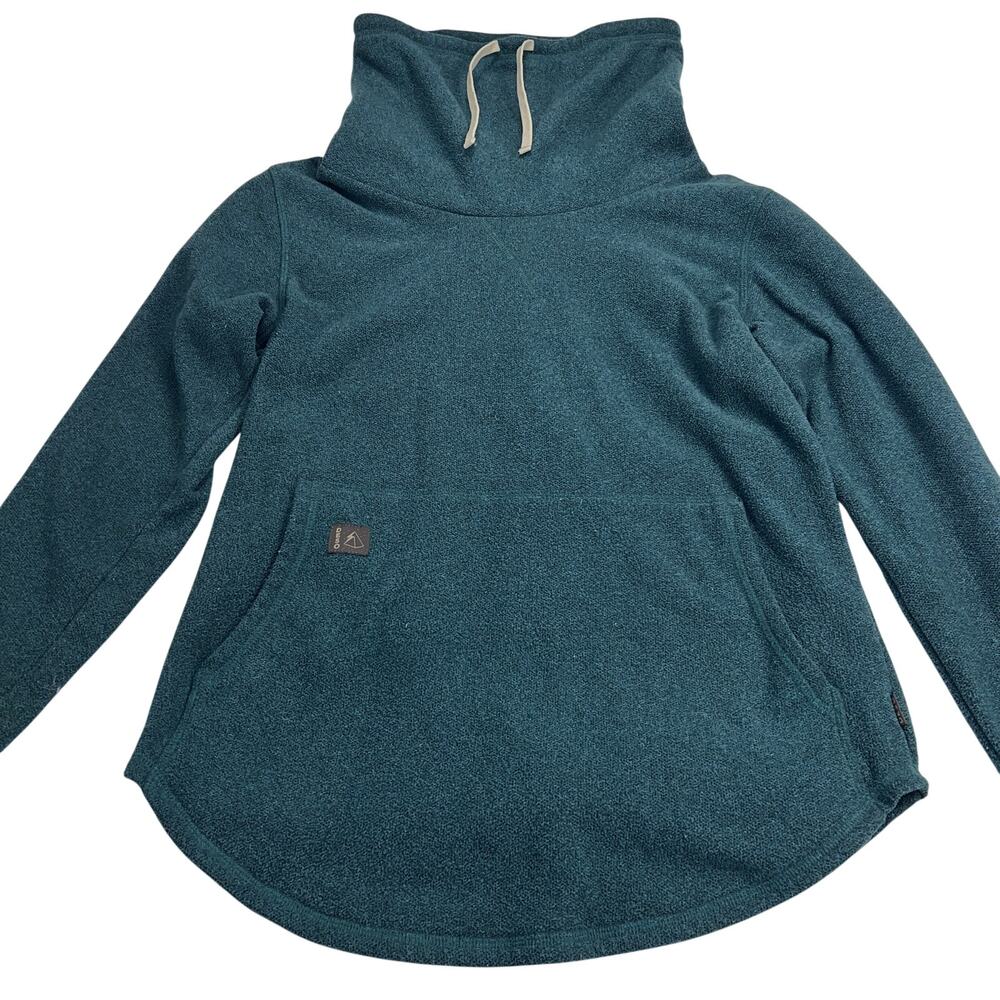 Deso Supply Co. Title Nine Small Batch Fleece Funnel Neck Pullover Tunic Size L - Picture 11 of 11